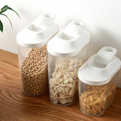 Kitchen Stackable Plastic Cereal Dispenser Kitchen Food Grain Container Grain Cereal Storage Tank Snacks Dry Goods Storage