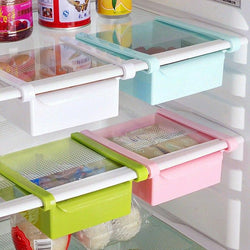 Hoomall Creative Refrigerator Storage Box Fresh Spacer Layer Storage Rack Drawer Fresh Spacer Sort Kitchen Tool 16.5x15cm