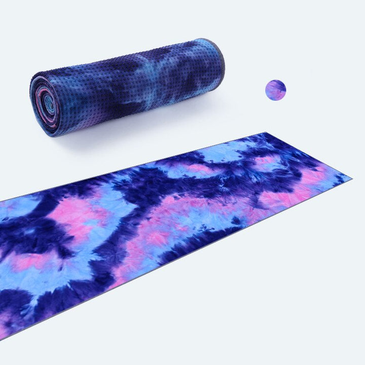 7 colors Yoga Towel Mat with Non Slip Resin Particles Backside,Ideal for Hot Yoga Pilates Portable Beach Towel Fitness Exercise